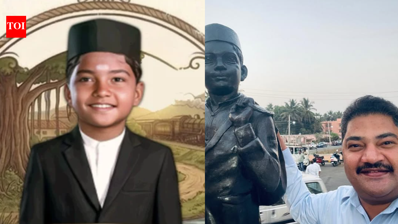Master Manjunath celebrates his son Vedanth's national swimming gold