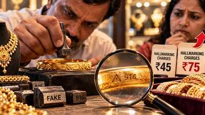 Unscrupulous jewellers may use fake stamps to mark your gold: As hallmarking charges rise to Rs 75 from Rs 45 Gem and Jewellery Domestic Council flags risk of rise in fraudsters