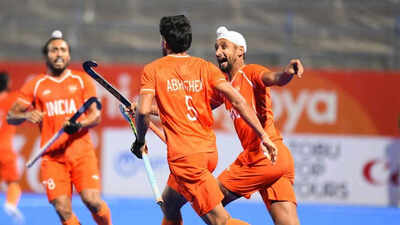 Abhishek strikes with 45 seconds left as India pip Pakistan 4-3 to enter Asian Games hockey gold-medal match