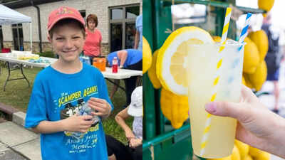 Rowan Rieve, 12, of Sugar Hill, Georgia, raised $22.25 at a lemonade stand while battling brain cancer; his gift inspired a $100,000 donation, and his city later honoured him after his death