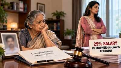 Wife got late husband’s government job on compassionate grounds, promised to care for in-laws but left and remarried; Court orders 25% salary for mother-in-law and equal terminal benefits