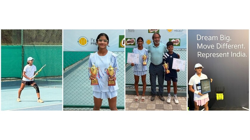 Lotus Valley's Aarohee Sharma sweeps singles and doubles titles at Asian Tennis Federation Tournament