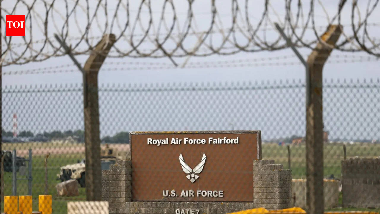 UK-Iranian man arrested with link to security incident at US-run RAF Fairford base in England