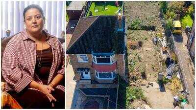 Mum’s £217,000 dream home became a four-year ‘nightmare’ after neighbour demolished half of her Leeds semi-detached house, leaving her £80,000-renovated property exposed to rain, damp, mould and vermin