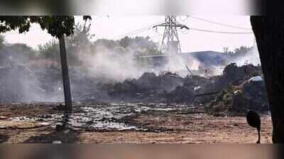 Garbage dumps torched repeatedly, Mohali chokes on smoke
