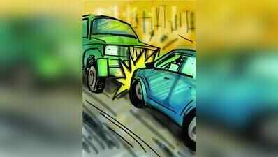 Trapped youth dies as SUV catches fire after collision