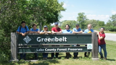 Illinois volunteers removed invasive plants from 43 acres; they then planted nearly 9,000 native plugs and more than 1,100 pounds of seed
