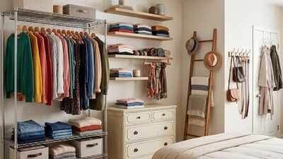 How to store clothes without a wardrobe: 9 simple ideas for a more organised bedroom