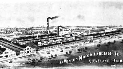 A Cleveland factory once belonged to America’s largest gasoline-car maker and faced demolition this year; a developer has now bought the 7.3-acre, 260,000-sq-ft complex for $300,000 and plans to reuse it
