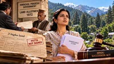 Father got 3 bigha of land from Himachal government, but patta was never signed; why HC allowed married daughter's inheritance appeal & what role Hindu Succession Act plays