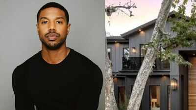 In 2019, Michael B. Jordan bought this $5.8 million LA home with a pool and private outdoor spaces; inside his former Hollywood Hills residence