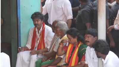 Watch: Tamil Nadu CM Vijay’s ‘chai pe charcha’ during bypoll campaign trail