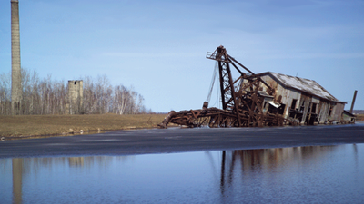 Copper mining left 200 million tons of waste in Michigan's Torch Lake, and crews are now removing contaminated sediment from its Lake Linden shoreline
