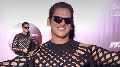 Vijay Varma's all-black cut-out outfit grabs attention; netizens call him 'Male Uorfi Javed', 'cartoon'