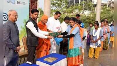 Sanitation workers feted under Arpana programme