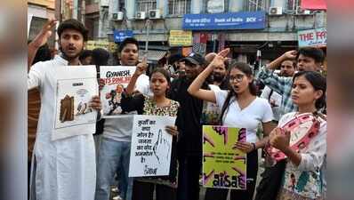 Protesters in Ranchi, other cities seek electoral reforms, CEC’s ouster