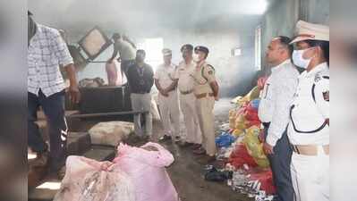 Gajapati police dispose of 5.2 tonnes of ganja from 25 cases