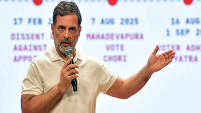 Rahul Gandhi demands CEC Gyanesh Kumar’s resignation as protests erupt in Delhi, Mumbai