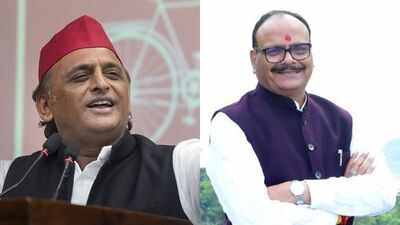 ‘Mukhiya hain besudh-bekabu, aaju baaju kha rahe kaju’: Akhilesh Yadav’s jibe gets Brajesh Pathak’s ‘rajsi bhoj’ retort