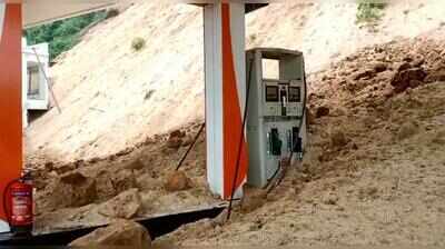Soil comes crashing down on Jorabat fuel pump, machinery damaged