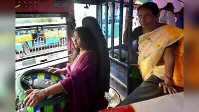 A rally to celebrate Kolkata’s bus history, honour women who drive you home