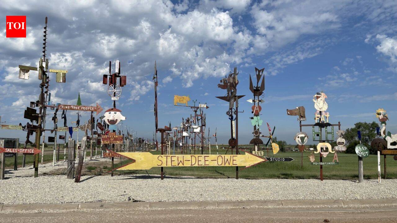 Kansas artist spent 30 years filling his 70-acre property with 600 metal totems