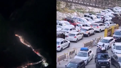 Massive rush, traffic jams hit Himachal, Uttarakhand roads as tourists head to hills on long weekend