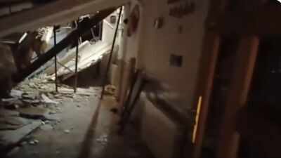 Spain bar collapses: 11 injured after building traps 25-30 people inside