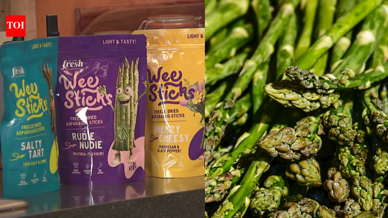 New Zealand farmer lost more than half his asparagus crop to storms; he turned the damaged spears into an award-winning freeze-dried snack