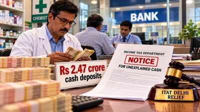 Medicine shop owner deposited Rs 2.47 crore cash, faced unexplained money tax notice; ITAT Delhi says Income Tax Dept could not counter his evidence, rules in his favour