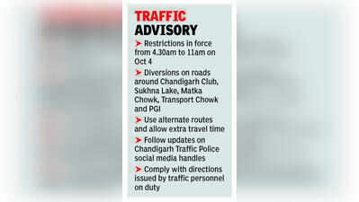 Air Force marathon today: Traffic curbs on key city roads
