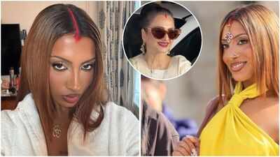 KATSEYE's Lara Raj calls her kumkum look a tribute to the 'forever style icon, the legendary Rekha' and her mother; calls it a ‘sacred blessing’ amid online debate