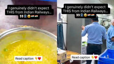 'They took my oats packet, prepared it for me, and within just five minutes, they handed it back to me, freshly made and ready for my little one': Indian Railways staff win praise for helping mother travelling with 2-year-old