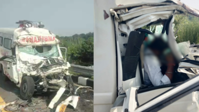 Taking Subedar Major Satyawan Singh’s mortal remains home, 3 family members killed as ambulance crashes into truck in UP