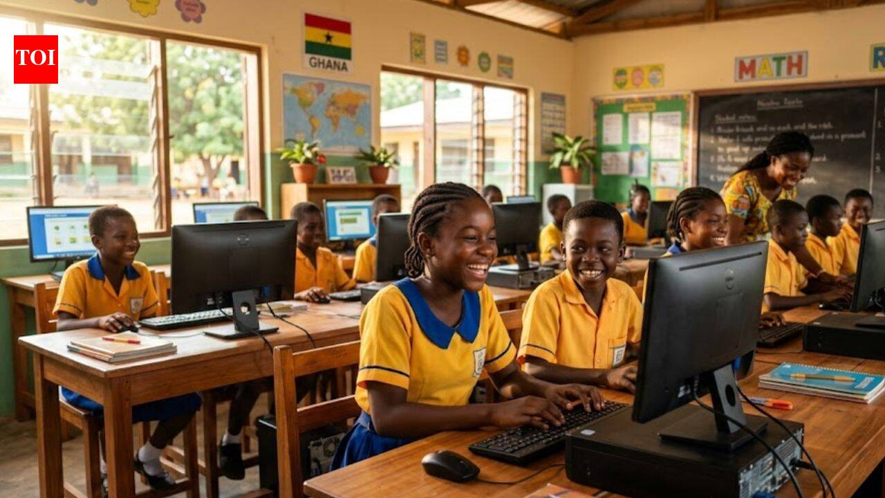 In 2019, a UK company donated computers to a Ghana school; three years later it achieved the country's best academic results