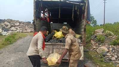 500 tonnes of illegal coal worth Rs 15 lakh seized in 115 raids in Bermo belt