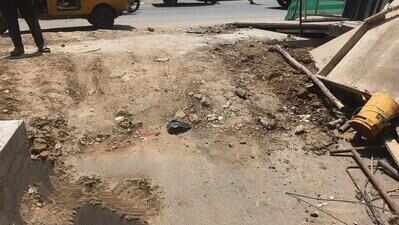 Raised drain, uneven road hinder two-wheeler movement in Perambur