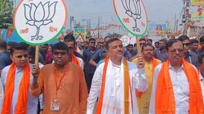 CM leads BJP Nandigram push on last campaign day, eyes minority votes