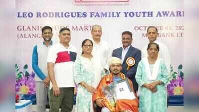 Glanish Martis receives Kittall Youth Award 2026