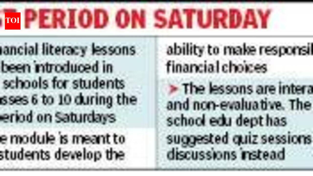 State schools introduce financial literacy lessons for classes 6-10
