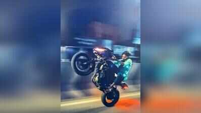 Bikers race through city, trigger panic, residents retaliate