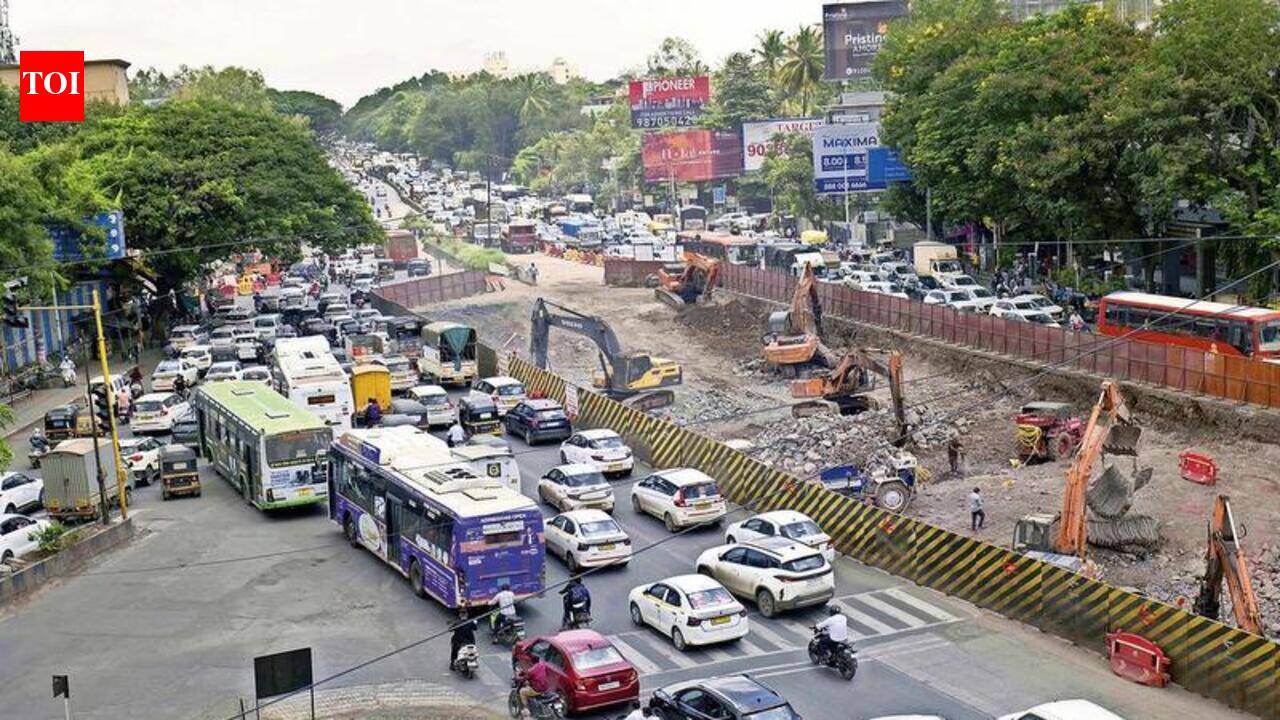 Unceasing infra projects pinch vital Nagar Road, prolong its traffic ...