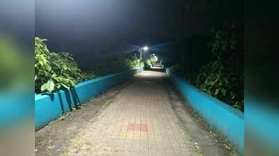 Lights back on Bicholim walkway