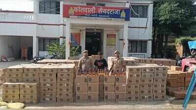 Chandauli police seize illegal liquor worth ₹1.5cr, one held