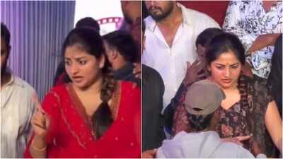 Rachita Ram looks stunned as fan pulls her cheek after selfie; birthday interaction outside Bengaluru home sparks debate; Netizens REACT