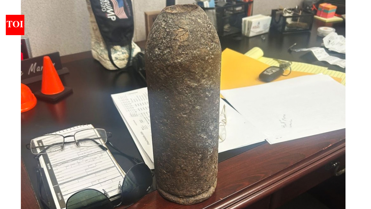Texas man used Civil War relic as paperweight; later found it was a live explosive