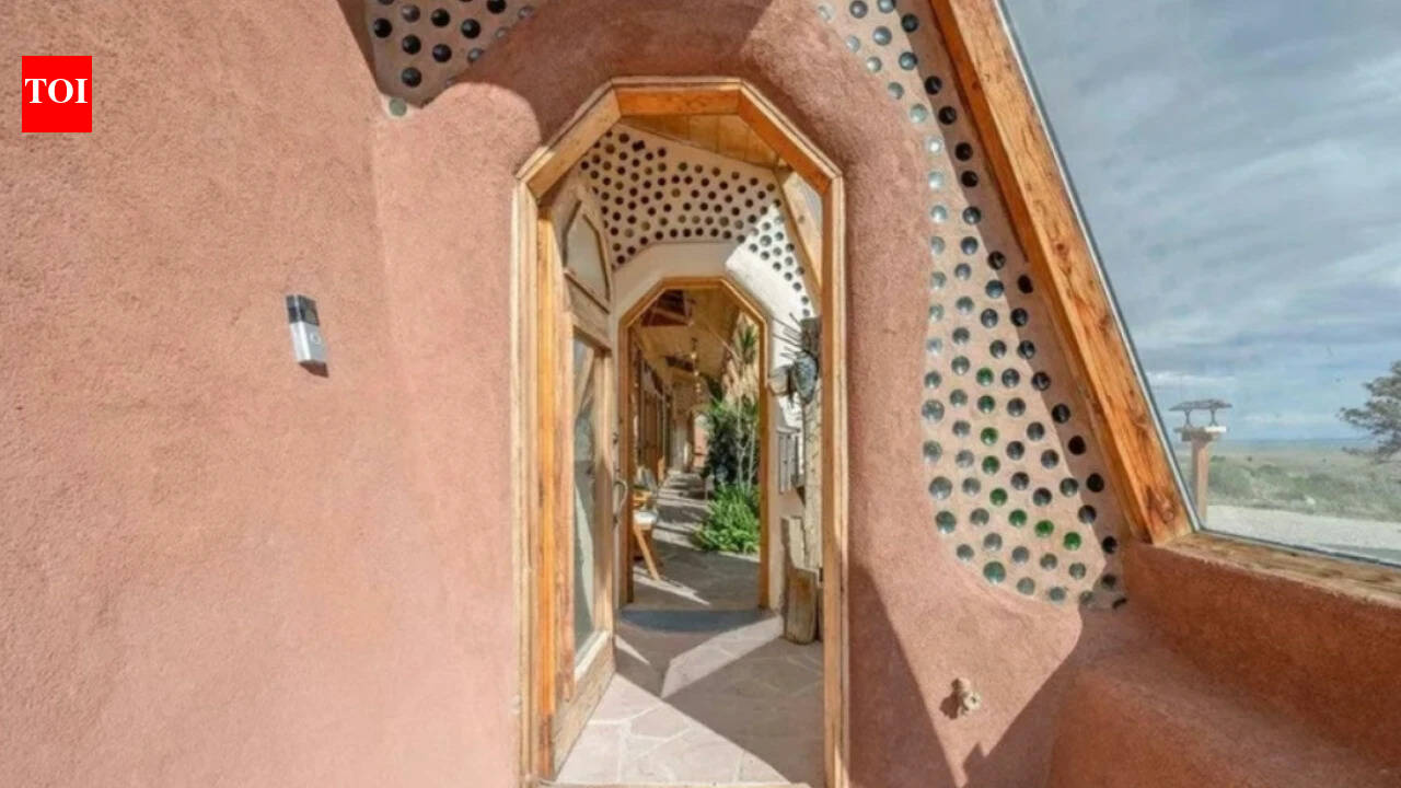 Wyoming couple's tyre-built Earthship listed for $625,000 after 15 years