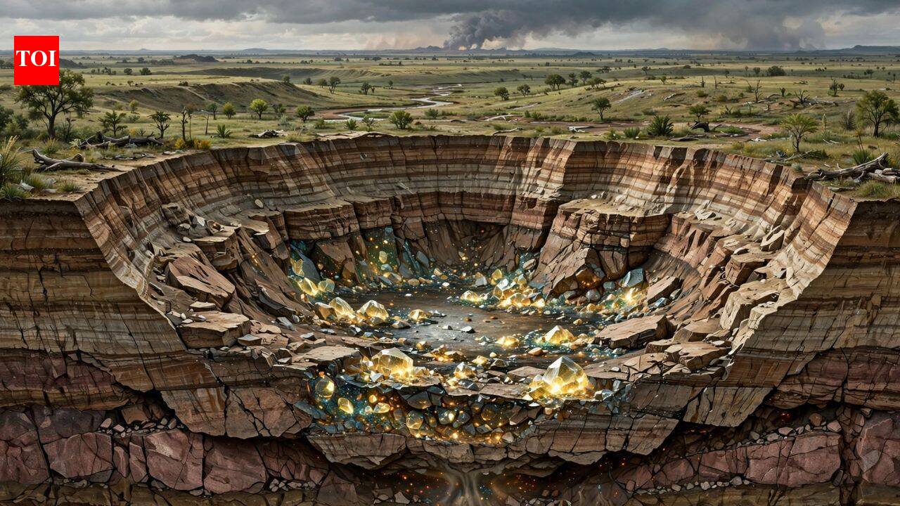Ames crater, once linked to a 470-million-year-old event, may be nearly 370 million years old