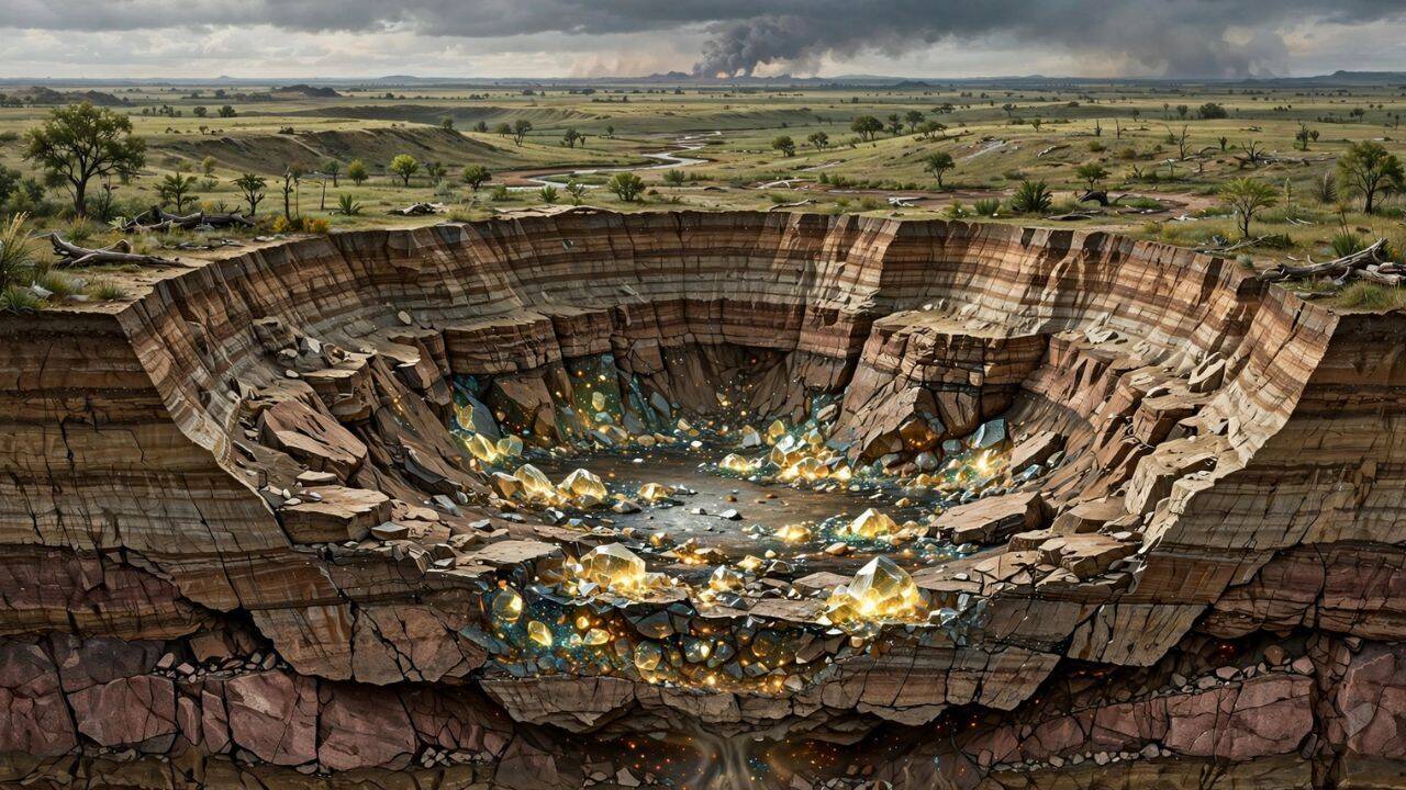 Photo: The Times of India Oklahoma Meteor Impact Redated by UT Austin Researchers to Late Devonian