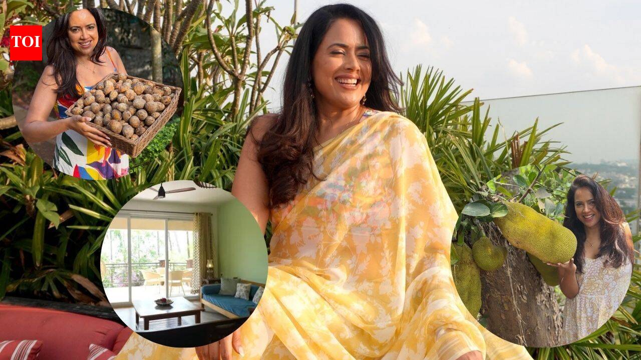 Sameera Reddy’s 3-storey Goa home surrounded by lush tropical gardens
